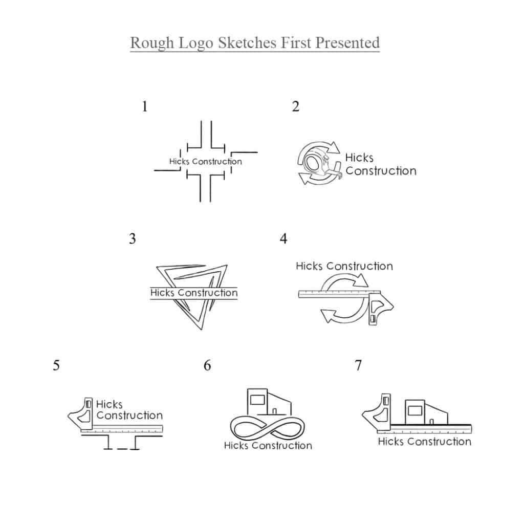 Modern Construction Company Logo Design: Contractor Logo