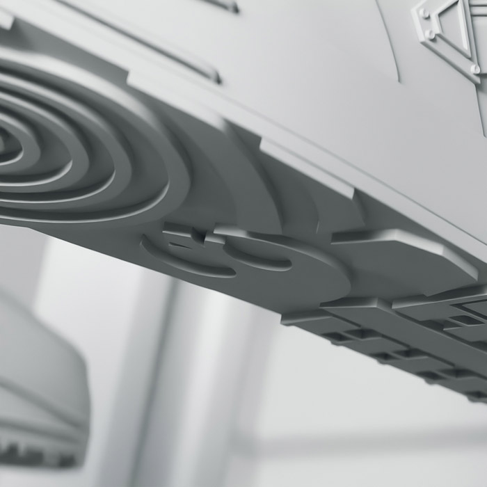 3D Futuristic Shoe Modeling Sole Clay