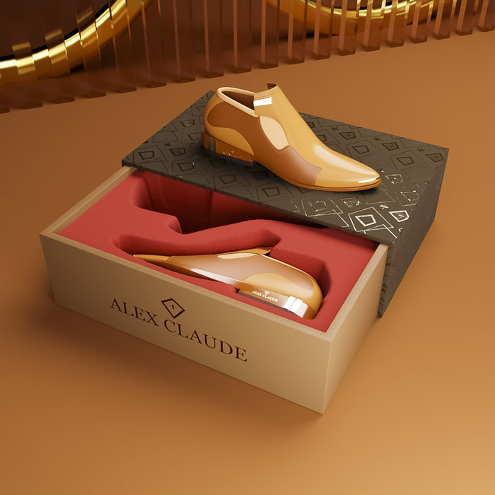 3D Shoe Modeling - Dress Shoe Box