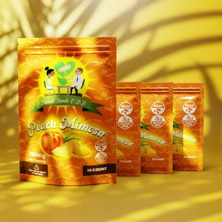 3D Product Animation Studio CBD gummy boxes designed with product launch animation help