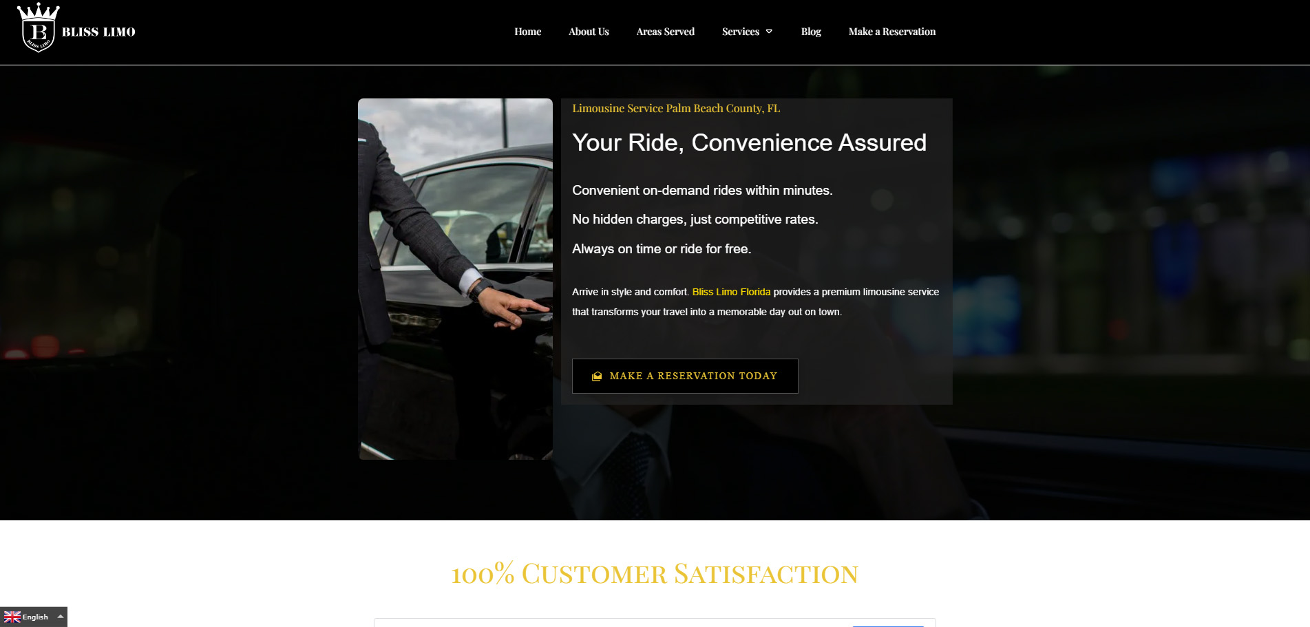 Limousine Professional Website Designer for Hire 4