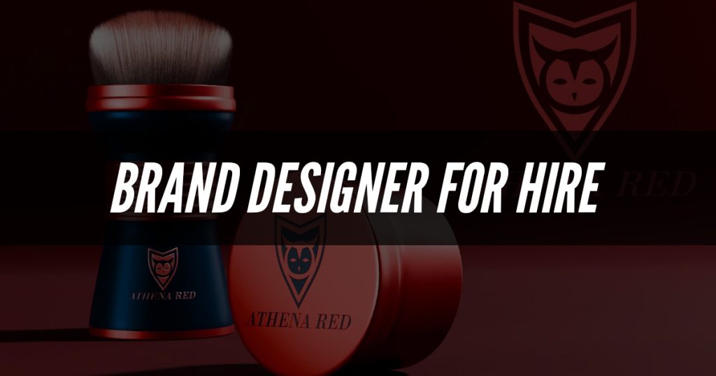 Professional brand designer for hire portfolio showcase display