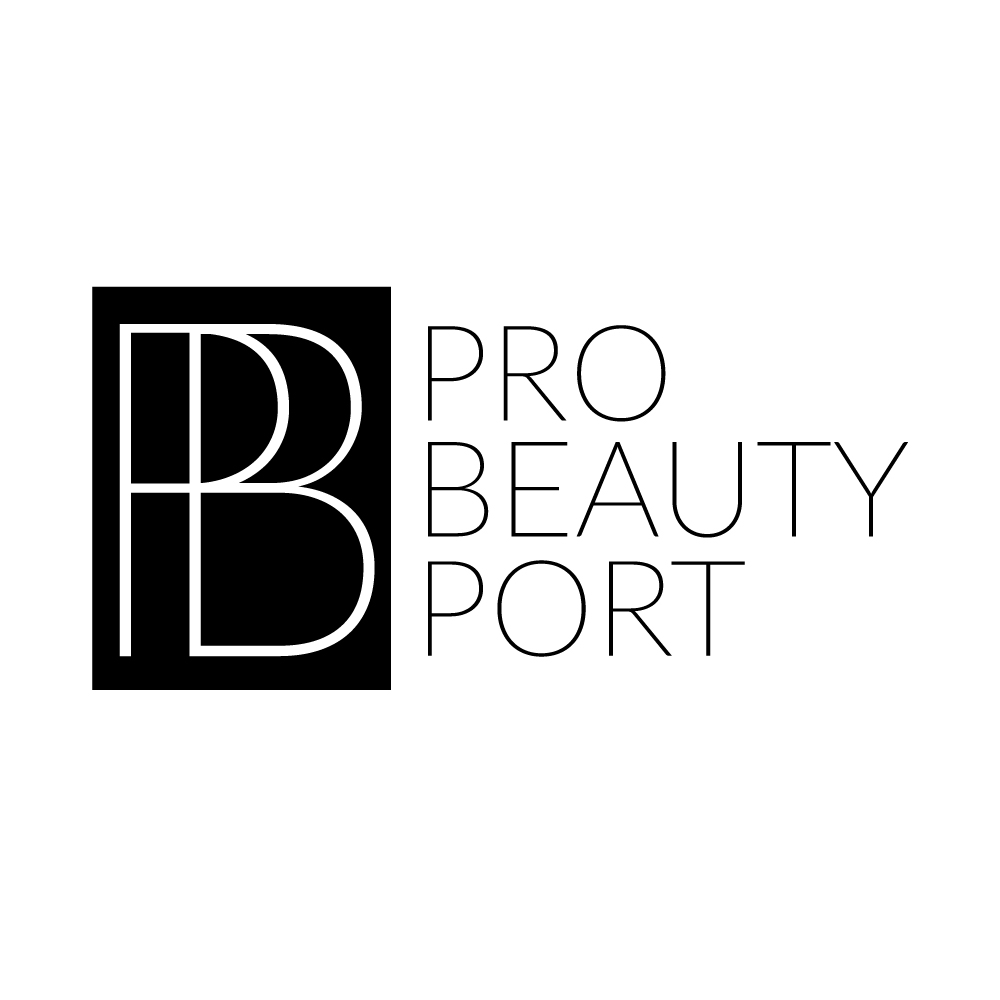 Omaha Logo Designer for Hire A black rectangular badge holds a thin white interlocking monogram beside three stacked lines of airy uppercase lettering on a clean white background, a primary logo mark drawn by an Omaha logo designer.