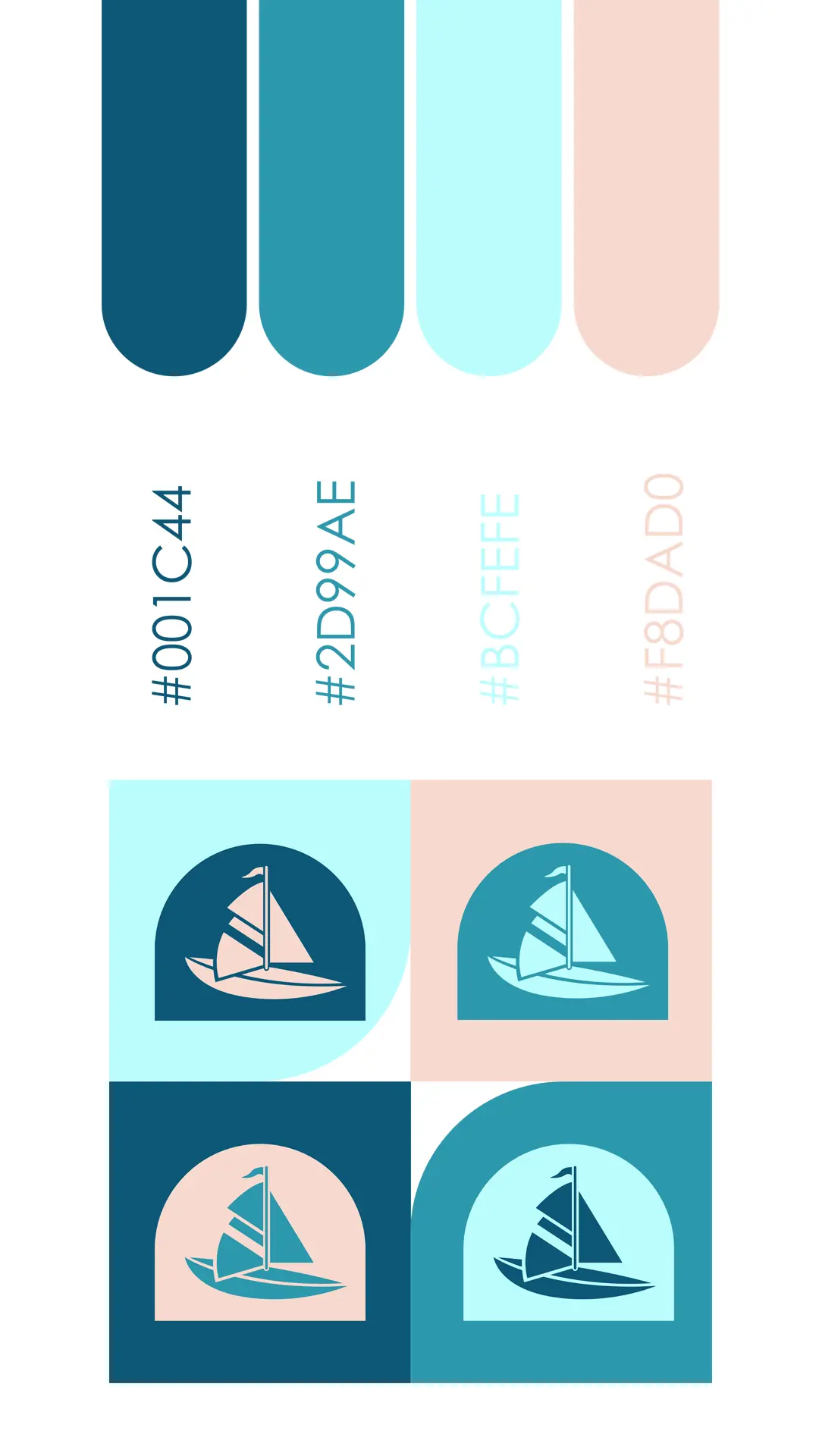 brand-color-palette-hex-codes-logos Brand color palette hex codes displayed alongside logo variations on a white background