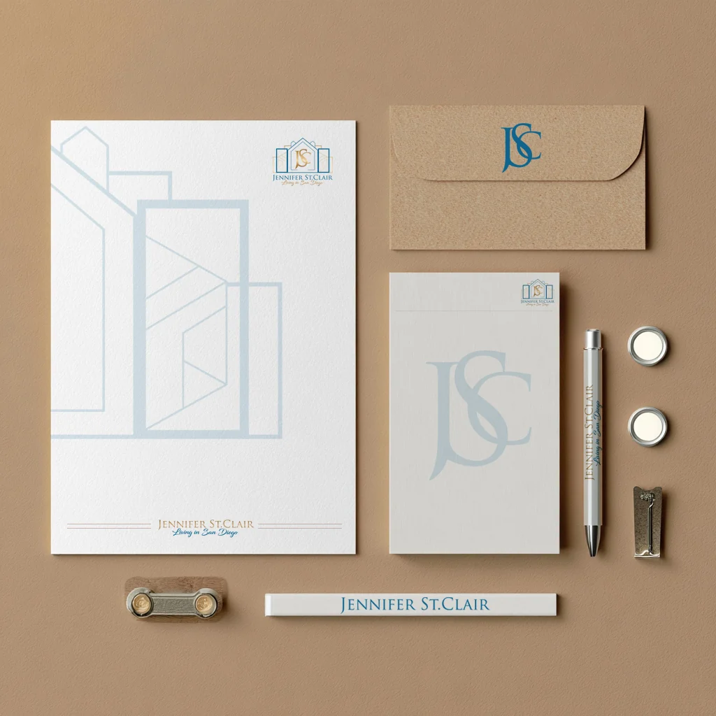Luxury Real Estate Personal Branding Luxury real estate branding stationery suite design